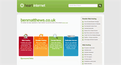 Desktop Screenshot of benmatthews.co.uk